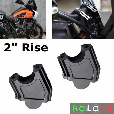 Handlebar Offset Pullback Risers For Harley Pan America 1250 RA1250 S 2021-2024 • $64.21