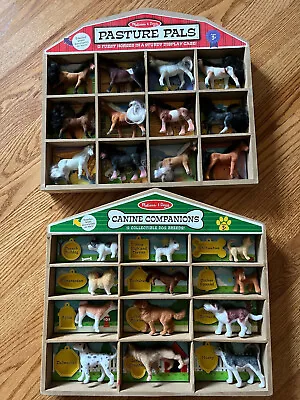 Melissa And Doug Pasture Pals Fuzzy Horses And Dogs Very Gently Used. Full Set. • $55