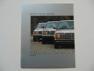 Original 1983 Mercedes Benz Full Line Brochure. 240D 380SL 380SEC 300TD • $12