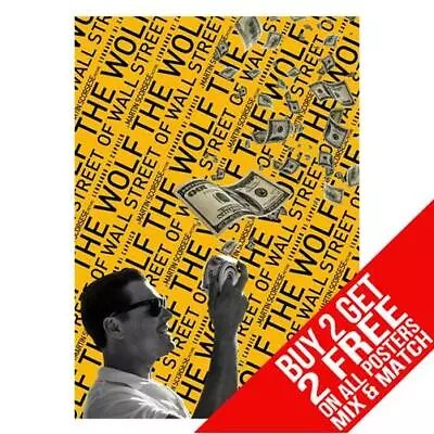 Wolf Of Wall Street Bb1 Poster Art Print A4 A3 Size - Buy 2 Get Any 2 Free • £6.97