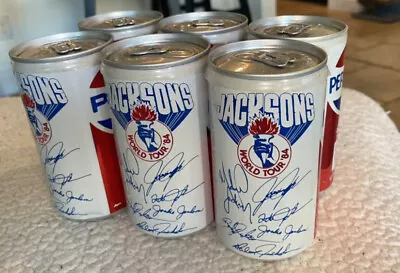 6 PACK 1984 PEPSI CANS  The JACKSONS World Tour Michael Janet Jackson • $49