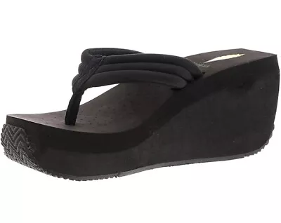 Volatile Womens Zoe Casual Black Size:7 Sandals • $47.49