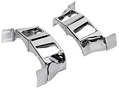 Empi Chrome Cylinder Cool Tins For VW Beetle And Type 3 - Pair - 8933 • $38.62
