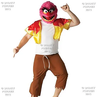 100% Disney The Muppet Show Animal Adults Outfit - Mens Halloween Party Costume • £38.99