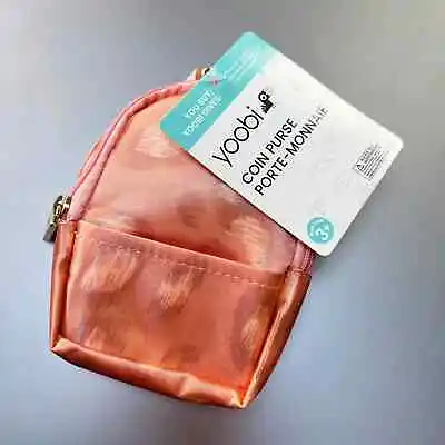 New Yoobi Pink Mini Backpack Clip On Coin Purse Nwt • $10
