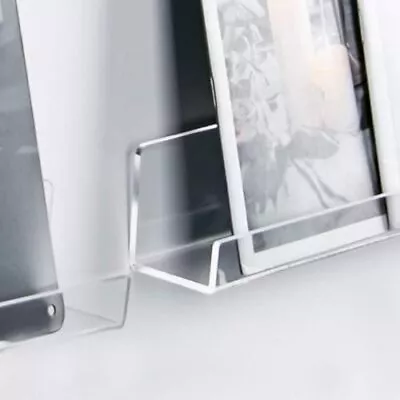 MetFun 3 Pack Vinyl Record Wall Mount Holder-12 Inch Clear Acrylic Shelf For ... • $15.32