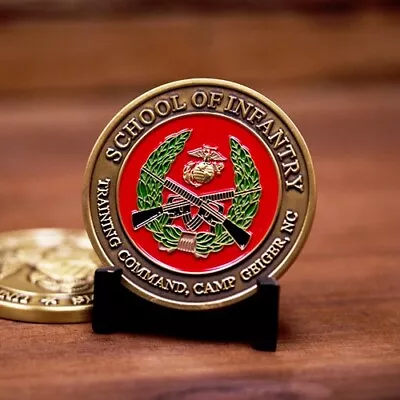 Marine Corps School Of Infantry Camp Geiger Challenge Coin • $18.97