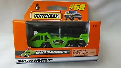 1998 Matchbox Space Transporter # 58  Intergalactic Defence  New In Box  • $7.08