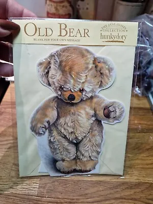 Vintage Jane Hissey Old Bear Hunkydory Stand Up Card Blank Unused • £5.99