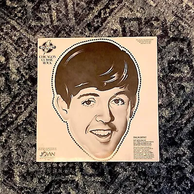 Paul McCartney Mask/cardboard Cut-out 1980's Radio Station Freebie. • $3.99