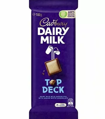 Cadbury Dairy Milk Top Deck Chocolate 180g • $15