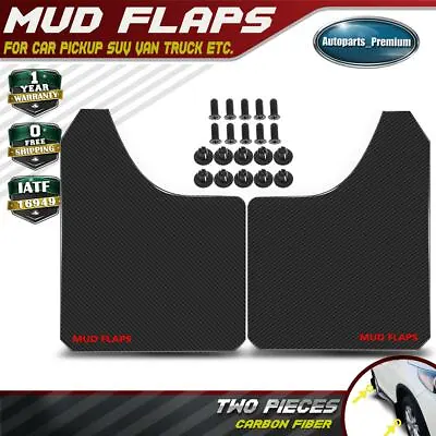 2x Front Or Rear Universal Splash Mudguard Mud Flaps Guards For Pickup SUV Sport • $18.49