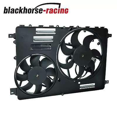 Dual AC Radiator Cooling Fan For 2008-2016 Volvo S80 V60 V70 XC60 XC70 306686296 • $95.99