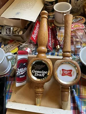 Three Miller Beer Tapper Keg Handles • $18