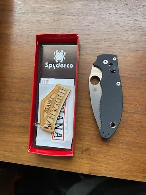 Spyderco Manix 2 G10 Scales S30V Blade With Deep Carry Clip F/Lynch NW • $120