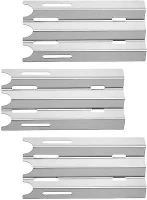 Grill Flame Tamer Burner Covers 3-Pack Stainless For Vermont Castings Jenn Air • $40.99