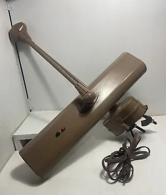 Vtg Art Specialty Flexo Articulating Swivel Drafting Desk Lamp Light Clamp 1950s • $40