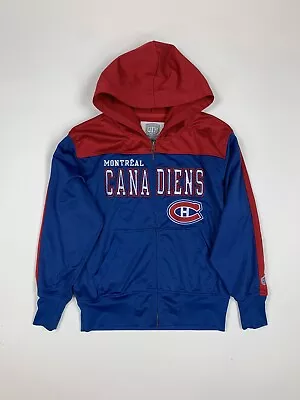 Old Time Hockey Montreal Canadiens Hoody Sz L Youth Retro NHL RARE Sweatshirt • $8.97