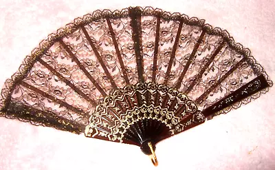 Spanish Lace Folding Fan Estate Find • $9.99