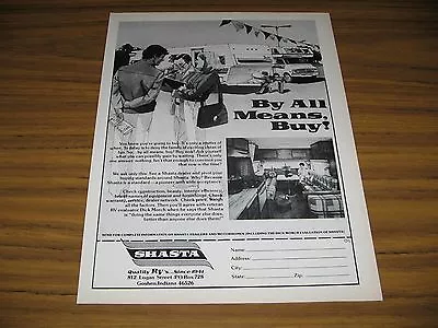 1977 Print Ad Shasta Travel Trailers & Motor Homes RV's • $10.83