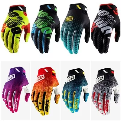 100% Cycling Gloves Full Fingers Cycle Bike Bicycle Motocross Motorcycle MTB UK • $20.99