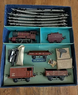 0 Gauge Hornby Train No. 601 LMS  Foods Set  Clockwork Locomotive • £139.99