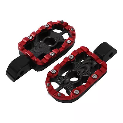 Passenger Foot Pegs Footrest Fit For Harley Softail Fat Bob 2018-2023 Black Red • $79.80