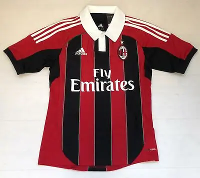 3884 Adidas AC Milan 2012/2013 Maglian Race / Home Child T-Shirt W37478 • $152.88