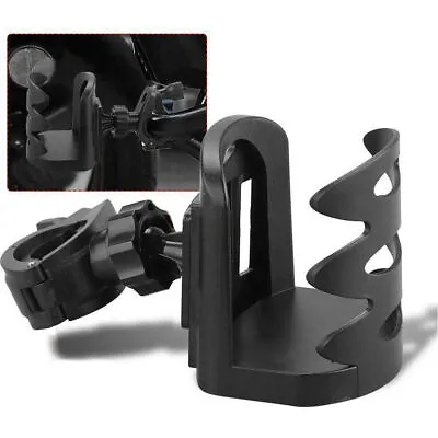 Adjustable Motorcycle Handlebar Drink Cup Holder Mount Water Bottle For ATV Bike • $8.49