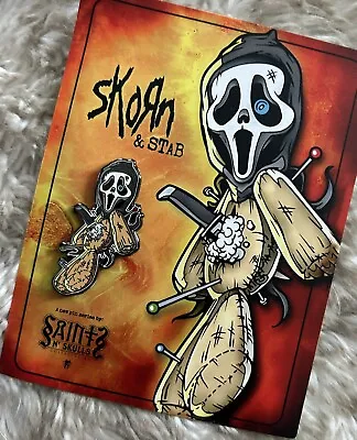 Ghostface Scream Korn Mashup Horror Enamel Pin • $15