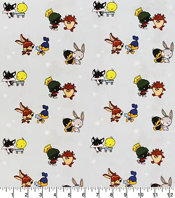 $8.49 • Buy Looney Tunes Cotton Fabric Play Time 100% Cotton 1/2 YD 18 X 44” New