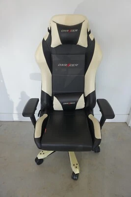 $75 • Buy DXRacer Gaming Chair, XL, Black & White, High Back, Adjustable Armrests, Tilting