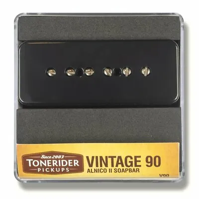 Tonerider V90-BK 'Vintage 90' P90 Humbucker Guitar Pickup Black. Single Or Set • £46
