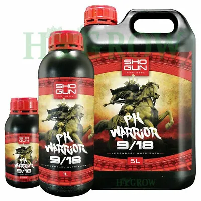 Shogun PK Warrior 9/18 1L Flower Booster Enhancer And Weight Gainer Hydroponics • £11.95