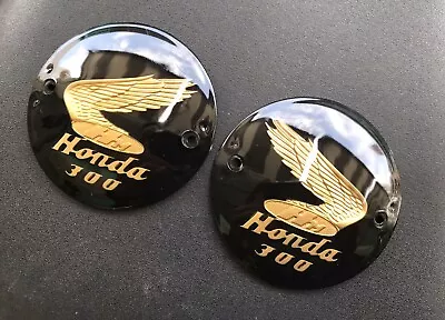 Honda Dream 300 C76 C77 C78 CA77 CB77 CL77 L/R Fuel Tank Badges Emblem Gold NEW • $49.99