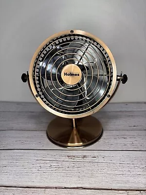 Heritage Desk Fan 6-Inch Brushed Copper Summer Heat • $25