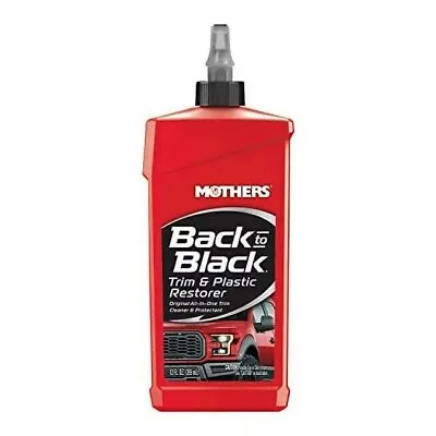 MOTHERS 06112 Back To Black Trim And Plastic Restorer - Rubber & Vinyl - 12 Oz • $9.99