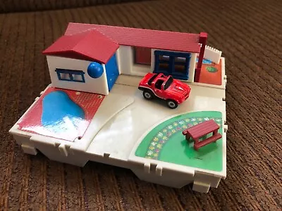 Vintage Galoob Micro Machines Travel City Mini Playset Suburban House 1987 • $10