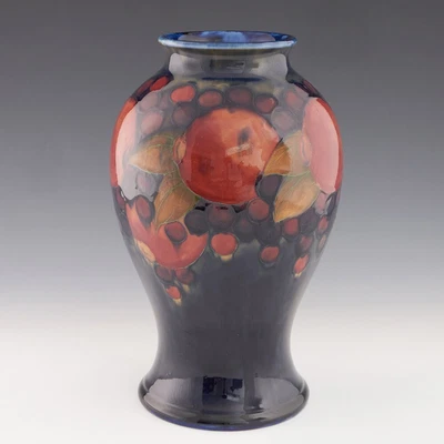 £735 • Buy William Moocroft Very Large Pomegranate Pattern Vase C1930