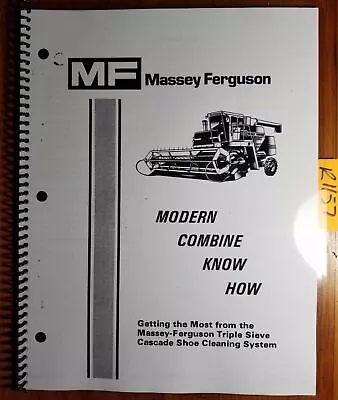 Massey Ferguson Triple Sieve Cascade Shoe Cleaning 500 700 800 Combine Manual 85 • $16.49