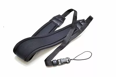 Neoprene Neck Strap Lanyard Compact Cameras Digital Devices 1x Loop Connection • £7.50