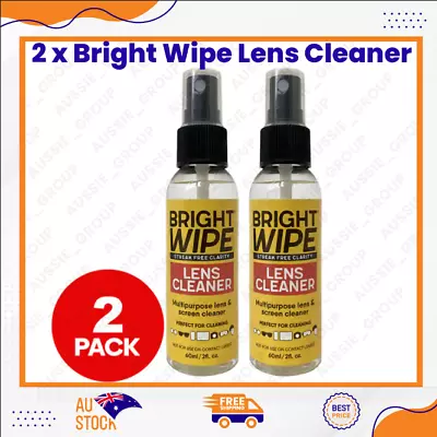 Lens Cleaning Solution Handy Lens Cleaner Spray Alcohol Free Multi Use 2x - 60mL • $8.59