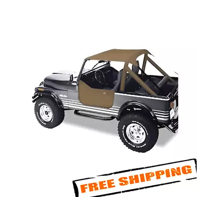 Bestop 52508-04 Traditional Tan Bikini Top For 76-91 Jeep CJ7/CJ8/Wrangler YJ • $122.57