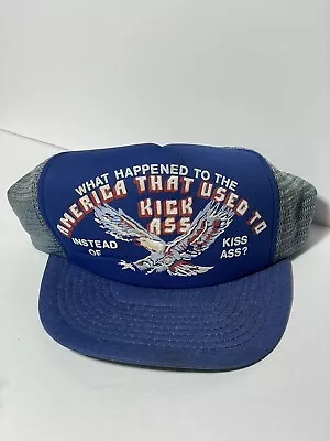 Vintage America That Used To Kick A$$ SnapBack Hat Trending Hats USA • $24.59