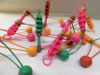 2 Pc Vintage Novelty Bang Swing Balls Noise Maker Toy 1990's Pretend Play • $15.99