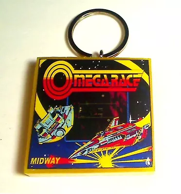 Omega Race  Arcade Coin Door Accessory Keychain • $9.99