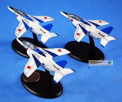 Japan JASDF Blue Impluse 2nd Gen Mitsubishi T-4 Jet Aircraft Fighter SET S63_x3 • £4.82