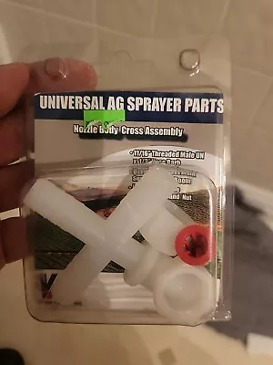 Universal AG Sprayer Part Nozzle Body Cross Assembly With Strainer • $9.99