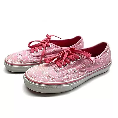 VANS Authentic Off The Wall Pink Hello Kitty Shoes Men’s Sz 6.5 Women’s 8 TB9C • $29.74