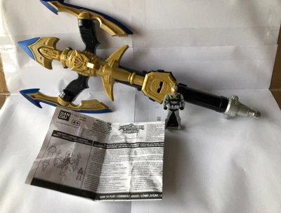 £25 • Buy Power Rangers Megaforce Silver Ranger Power Staff And Ranger Key Rare Set 